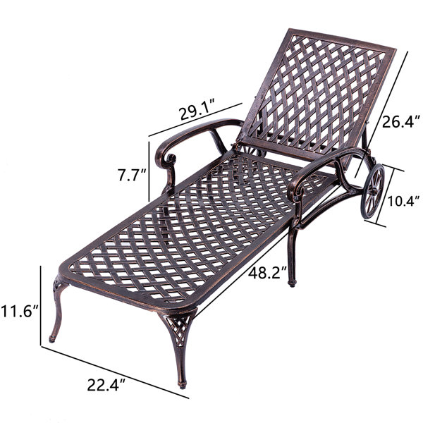 Canora Grey Nayanah 74.6'' Long Reclining Double Chaise with Side Table